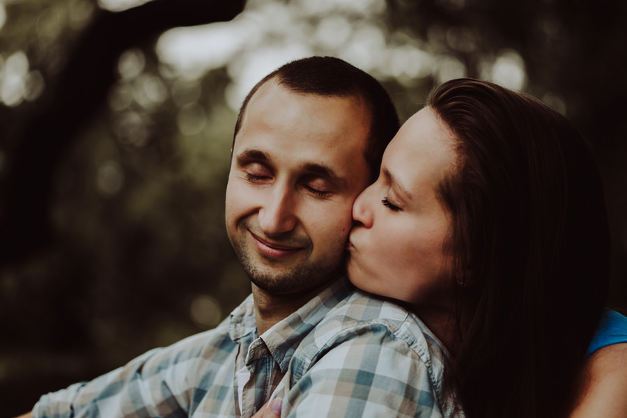 sesja narzeczenska na kopcu krakusa