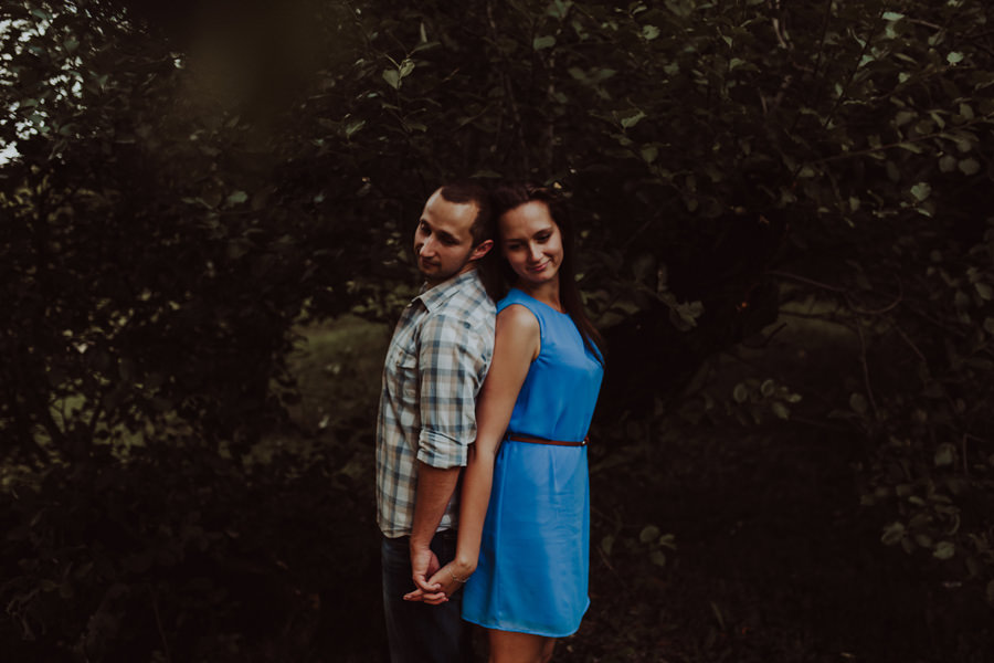 sesja narzeczenska na kopcu krakusa