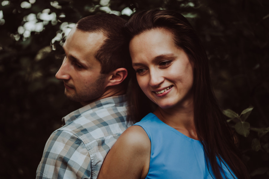 sesja narzeczenska na kopcu krakusa