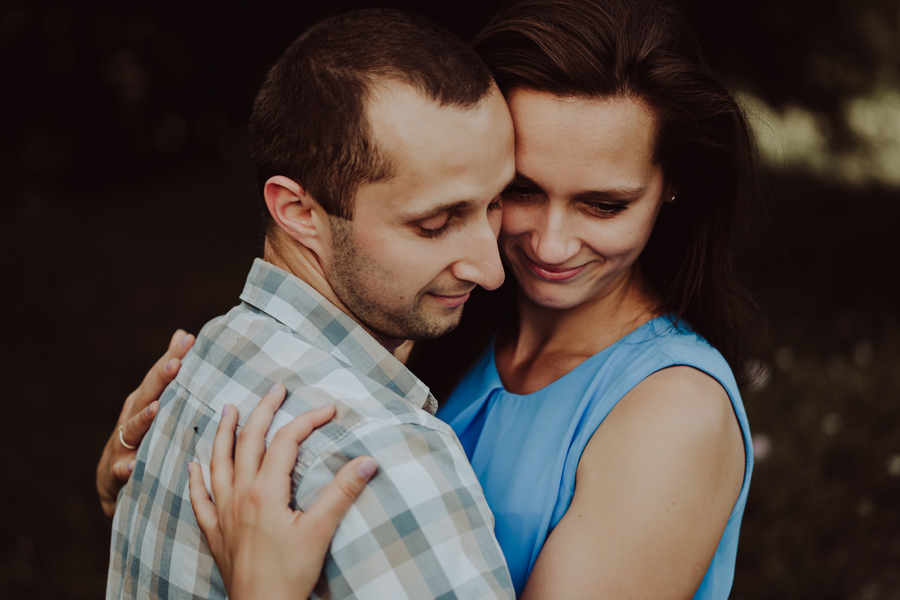 sesja narzeczenska na kopcu krakusa