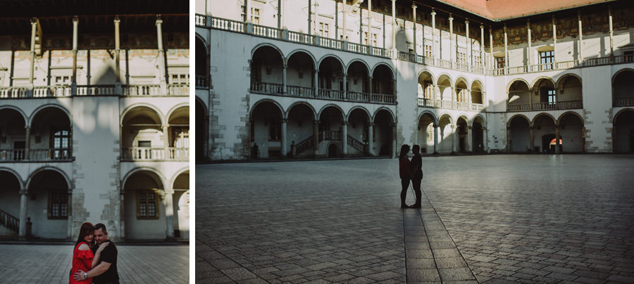 zdjecia narzeczenskie na zamku wawelskim